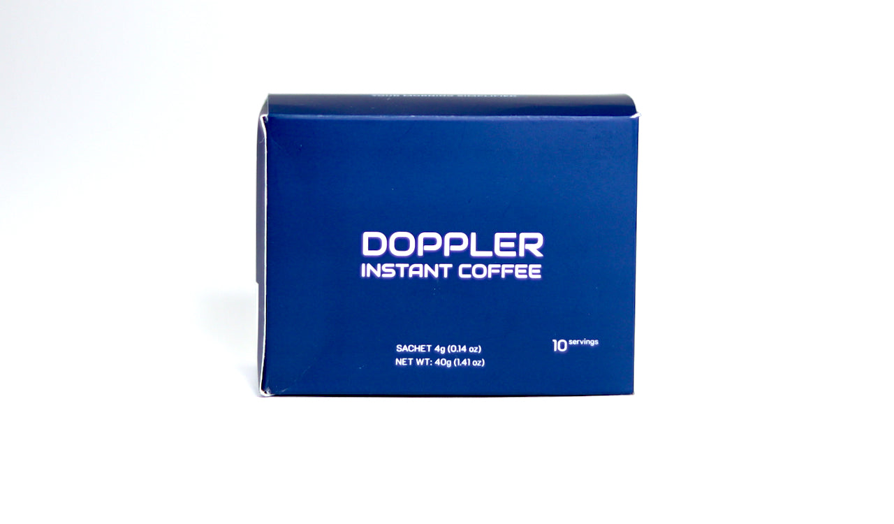 Doppler instant coffee product photo