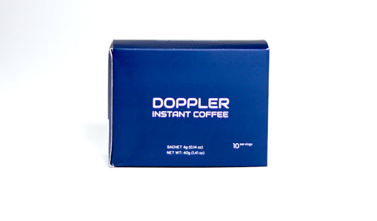 Doppler instant coffee product photo